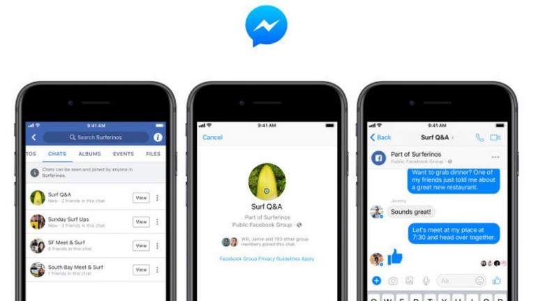 Facebook cho phép chat 250 người trong Group