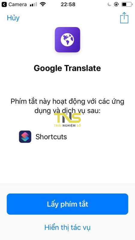 Cách dịch Anh - Việt bằng Siri Shortcuts