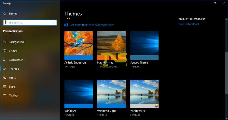 Mời bạn tải gói theme mới Hay Hay Hay chính chủ Microsoft