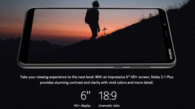 Nokia 3.1 Plus ra mắt tại Ấn Độ, giá 3,6 triệu đồng