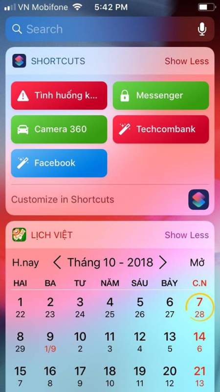 Cách tạo nhanh một thanh launcher bằng Siri Shortcuts