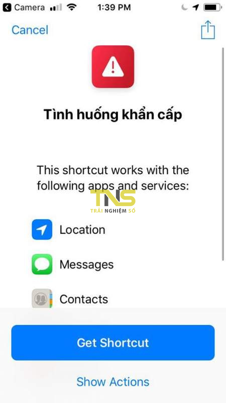Cách nhắn tin, quay video tình huống khẩn cấp nhanh bằng iPhone