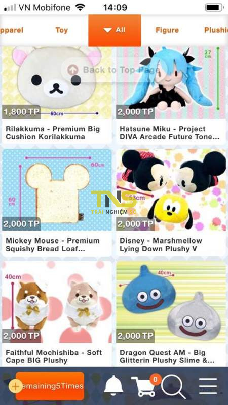Trải nghiệm game gắp thú online Crane Game Toreba