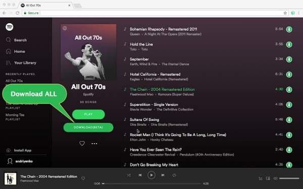 Tải nhạc Spotify với Spotify Music Downloader