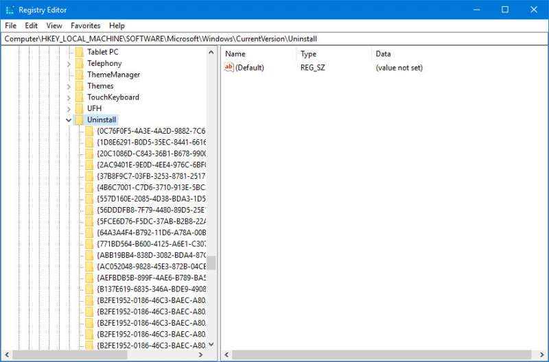 Cách ẩn một ứng dụng khỏi danh sách Uninstall trên Windows 10