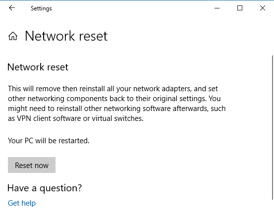 Khắc phục lỗi mất kết nối internet trên ứng dụng UWP