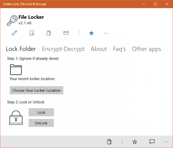 Folder Lock, File Lock & Encrypt: Giấu, mã hóa file trên Windows 10