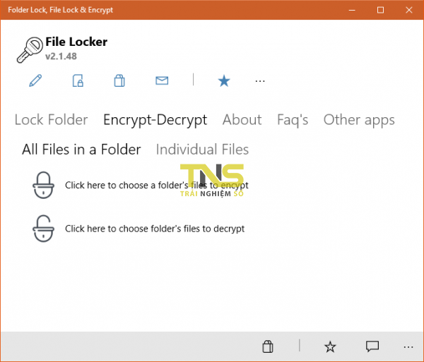 Folder Lock, File Lock & Encrypt: Giấu, mã hóa file trên Windows 10