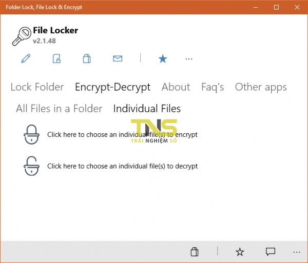 Folder Lock, File Lock & Encrypt: Giấu, mã hóa file trên Windows 10