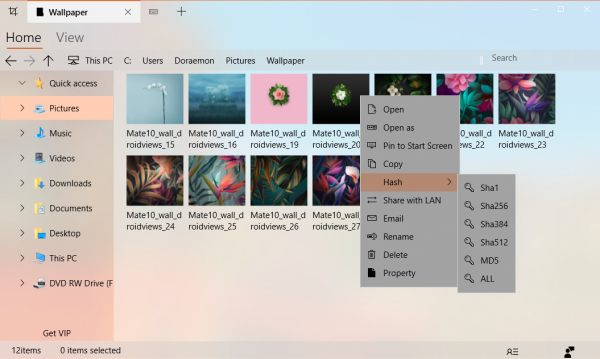Explorer Max: Duyệt dữ liệu theo tab, mã hóa file trên Windows 10