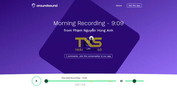 Aroundsound Audio Recorder: Ghi âm vô tận, quản lý bất cứ đâu