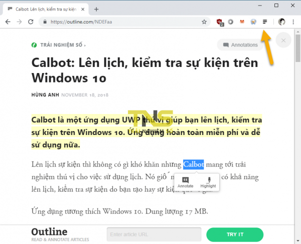 Mang tính năng Reader mode lên mọi trình duyệt không cần tiện ích mở rộng
