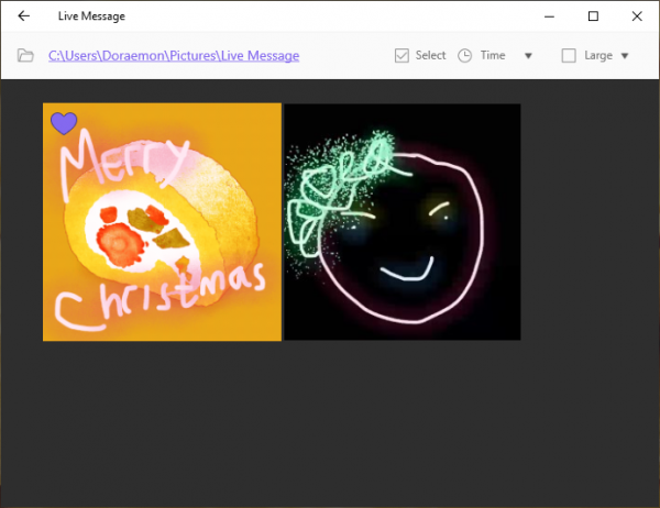 Tạo thiệp Giáng sinh, năm mới 2019 bằng ứng dụng Samsung trên Windows 10