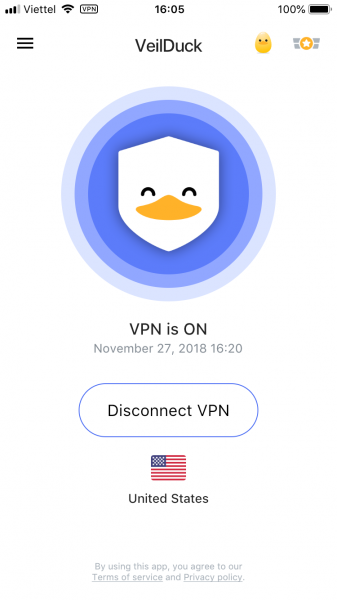 VeilDuck: Tiện ích VPN đến từ xứ sở Kim Chi