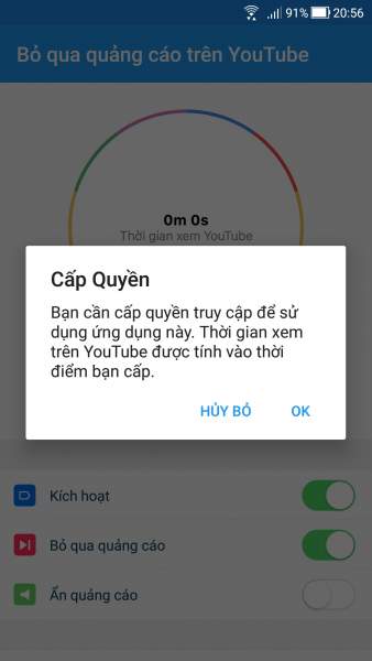 Cách tự động bỏ qua quảng cáo YouTube trên Android