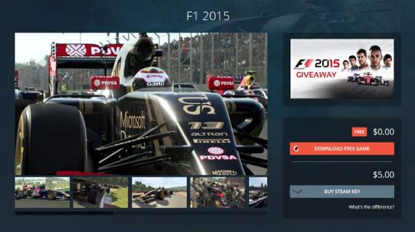 F1 2015 free GameSessions