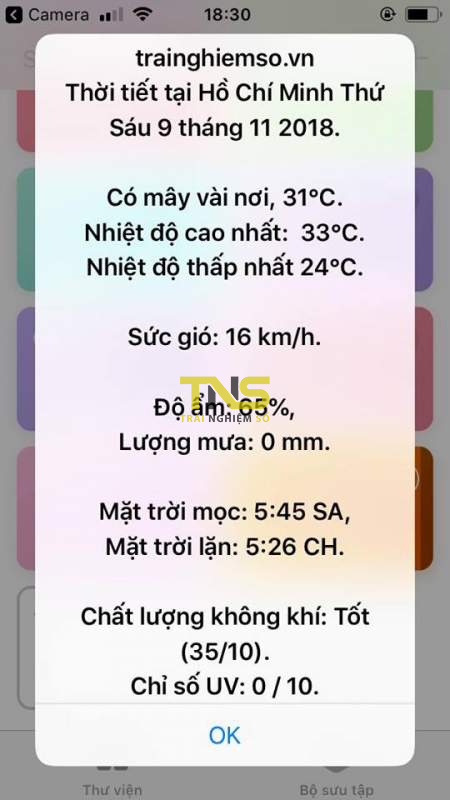Cách xem nhanh thông tin thời tiết tiếng Việt bằng Siri Shortcuts