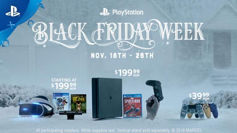 Sony công bố chương trình khuyến mại Black Friday 2018 cho Playstation