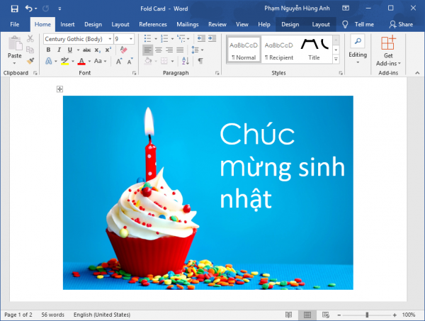 Tải miễn phí biểu mẫu (Templates) cho MS Word trên Windows 10