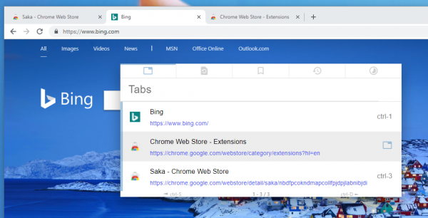 Quản lý, mở nhanh tab trên Chrome với 3 extension mới