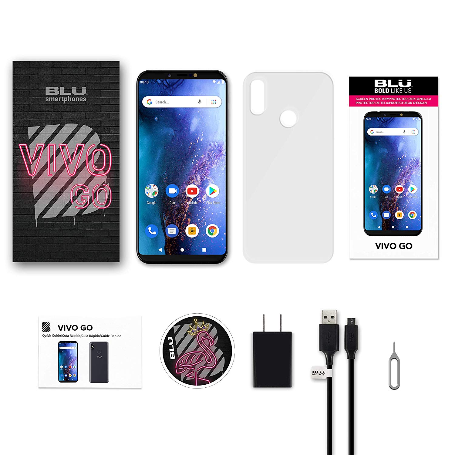Điện thoại "rẻ như cho" BLU Vivo Go ra mắt, giá bán dưới 2 triệu đồng