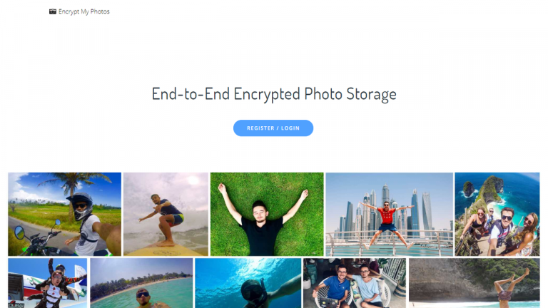Dùng thử Encrypt My Photos, ứng dụng web lưu trữ ảnh mã hóa theo E2E