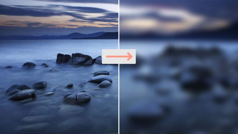 Image Blur: Làm mờ ảnh trong một nốt nhạc