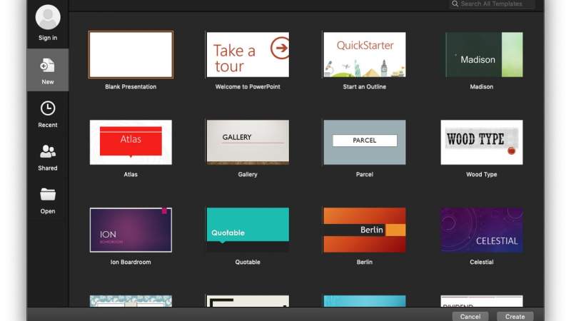 Office 365 cho Mac đã hỗ trợ Dark mode