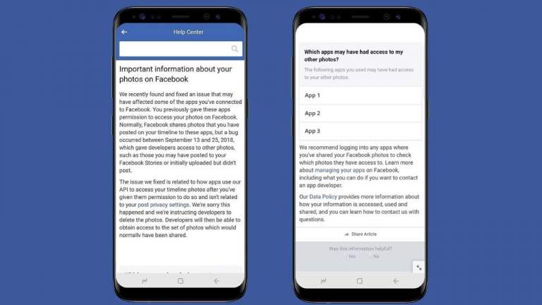 Facebook lại dính lỗi mới có thể gây rò rỉ ảnh của gần 7 triệu người dùng đến các ứng dụng bên thứ ba