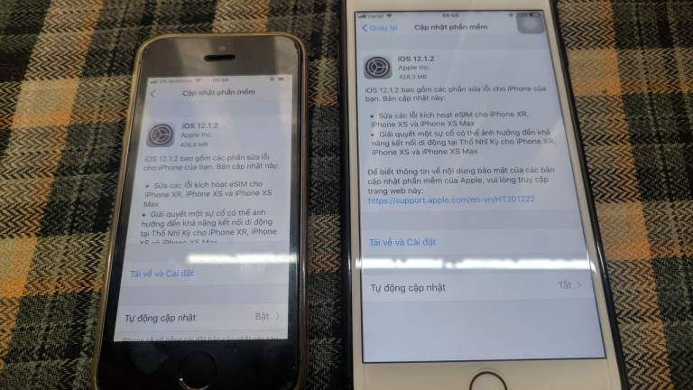 Đã có iOS 12.1.2 chính thức, mời các bạn tải về