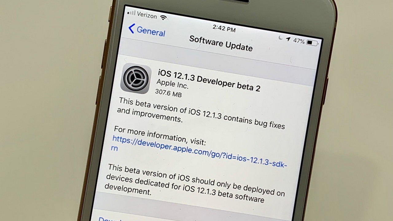 iOS 12.1.3 Public Beta 2 có gì mới?