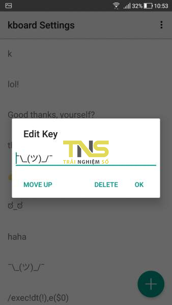 kboard: Bàn phím đặc biệt dành cho người lười nhập trên Android