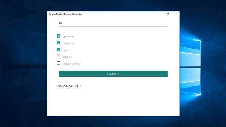 Tổng hợp ứng dụng tạo mật khẩu mạnh, nhanh trên Windows 10