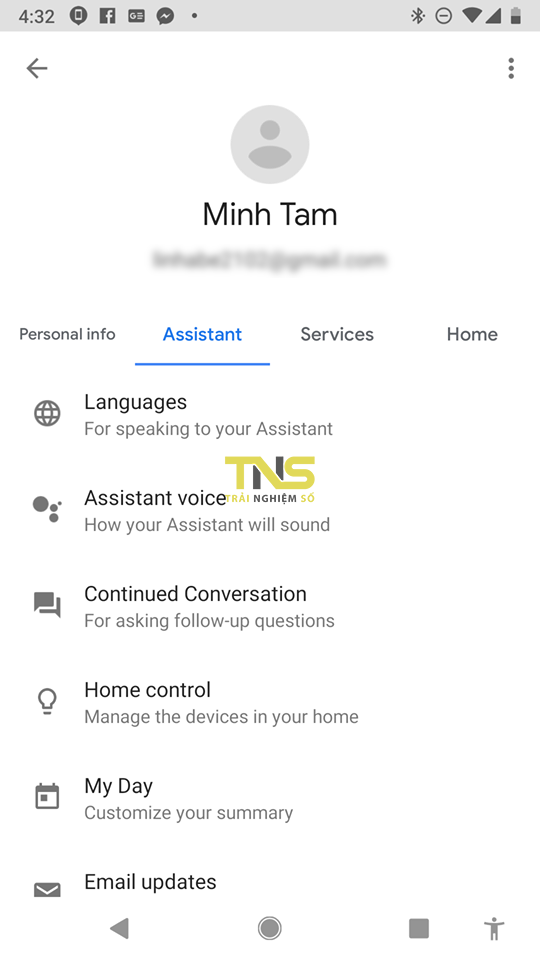 Cách thay đổi giọng nói Google Assistant trên Google Home