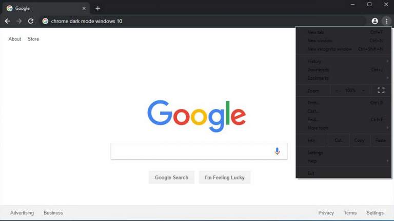 Cách bật chế độ Dark mode của Google Chrome trên Windows 10