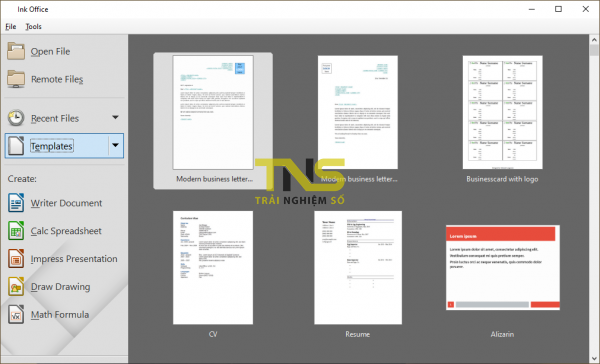 Ink Office: Ứng dụng xem và chỉnh sửa tập tin MS Office, OpenOffice, Google Docs