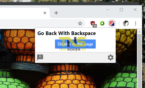 Mang tính năng lùi trang (Backspace) trở lại Chrome