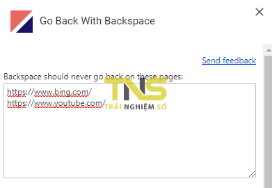 Mang tính năng lùi trang (Backspace) trở lại Chrome