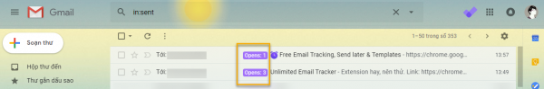 Unlimited Email Tracker: Theo dõi, hẹn giờ, nhắc nhở thư Gmail gửi đi