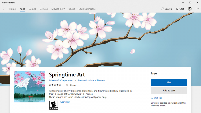 Chia sẻ 4 theme mới nhất cho Windows 10 tháng 3/2019