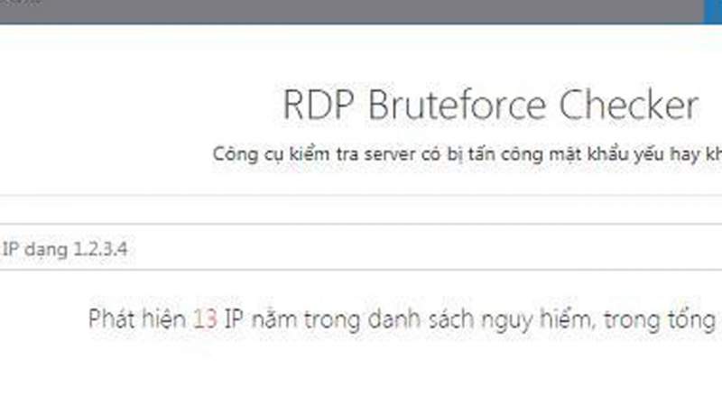Bkav phát hành công cụ kiểm tra server phòng chống virus W32.WeakPass