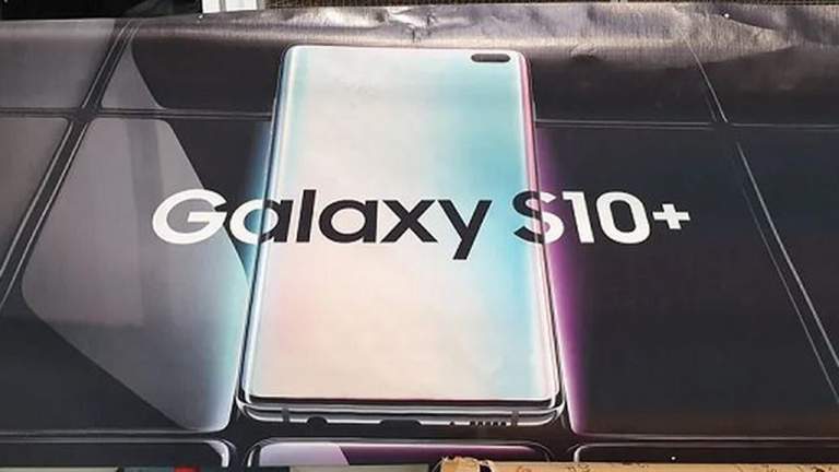 Banner mới xuất hiện tiết lộ ngôn ngữ thiết kế Galaxy S10 Plus