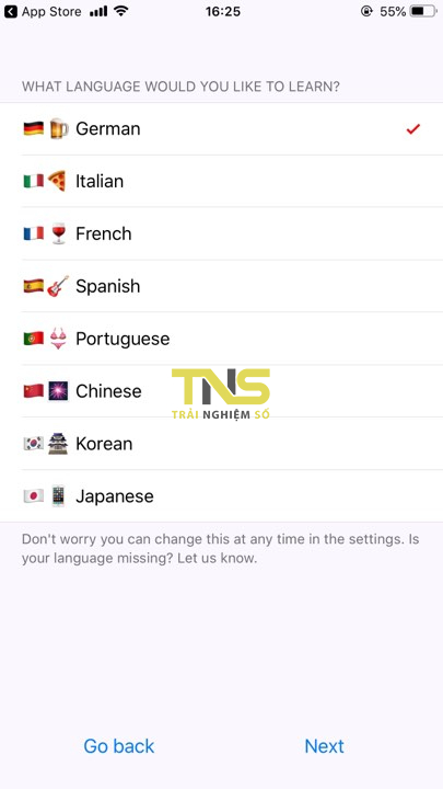 Đang miễn phí ứng dụng học ngoại ngữ bằng biểu tượng cảm xúc