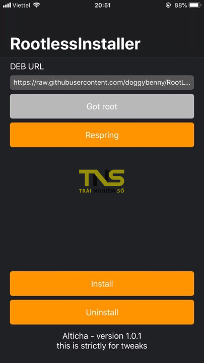 Cách cài tweak trên iOS 12 jailbreak với RootlessInstaller