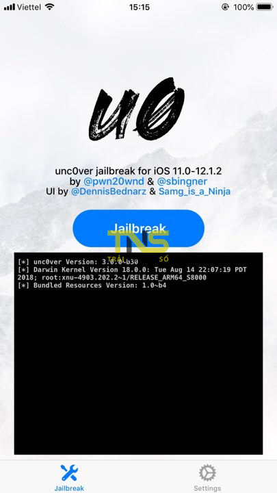 Cách jailbreak iOS 12 bằng Chimera và unc0ver