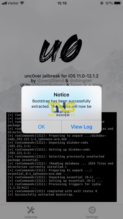 Cách jailbreak iOS 12 kèm Cydia trực tiếp trên iPhone