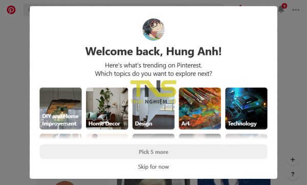 Đã có ứng dụng Pinterest cho Windows 10