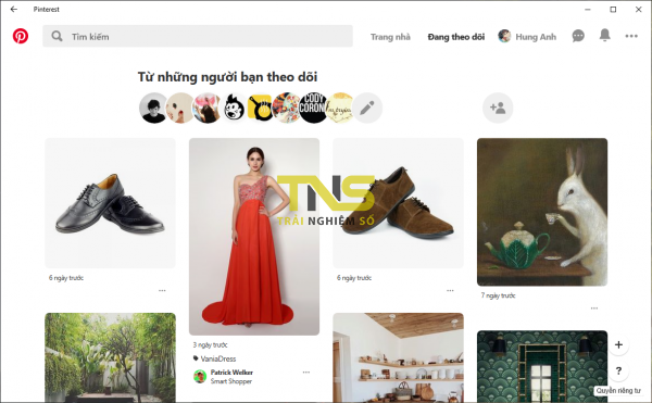 Đã có ứng dụng Pinterest cho Windows 10