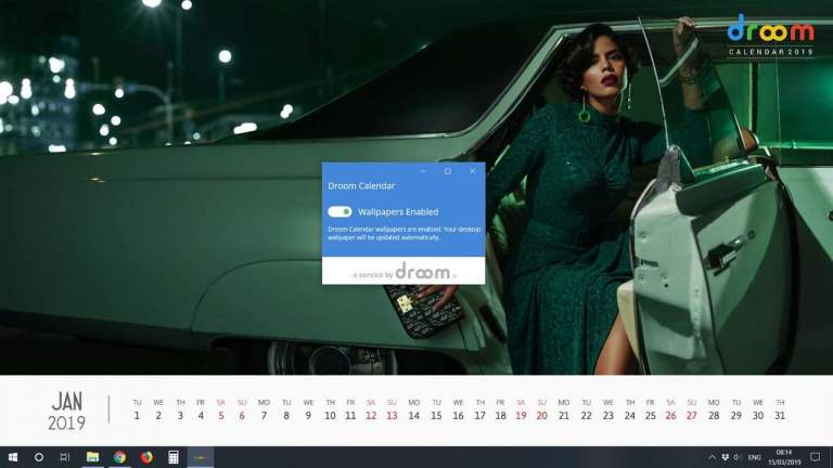 Trang trí màn hình desktop Windows 10 với hình nền lịch trai xinh gái đẹp