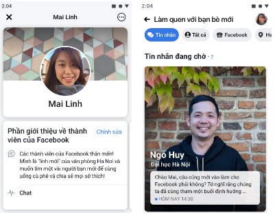 Sau Colombia, Facebook thử nghiệm tính năng 'Gặp gỡ bạn mới' tại Việt Nam